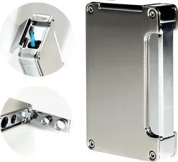 Adorini Jet-flame lighter - silver