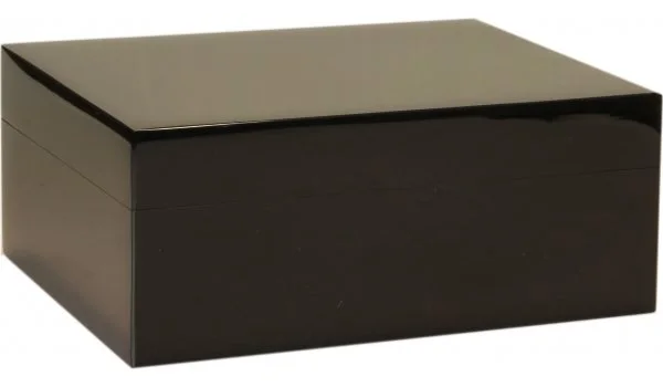 Guy Janot Zongora Fekete Lakk Humidor 35 Szivarhoz