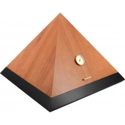 adorini Humidor Pyramid Deluxe L Bi-Color Cedro Fekete Humidor Fekete