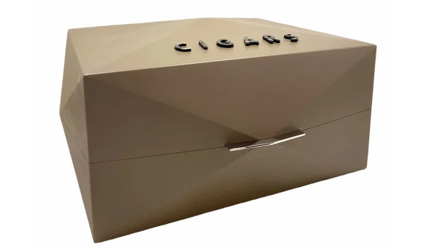 Gentili Humidor Prisma 'Cigars' Barna