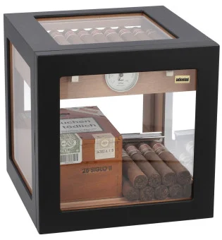 adorini Cube Deluxe Humidor Fekete kép 5