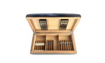 Humidor Fekete Bambusz - Frosted Konvex 80 kép 3