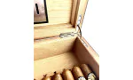 Humidor Fekete Bambusz - Frosted Konvex 80 kép 7