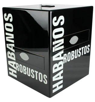 Habanos Robustos humidor fekete