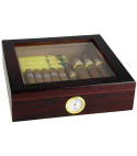 BigSmoke Humidor barna üvegfedéllel