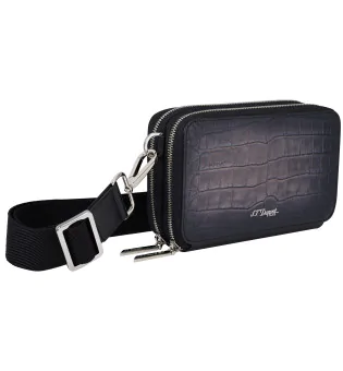 S.T. Dupont Le Grand Atelier Cigar Crossbody Bag Fekete 141052