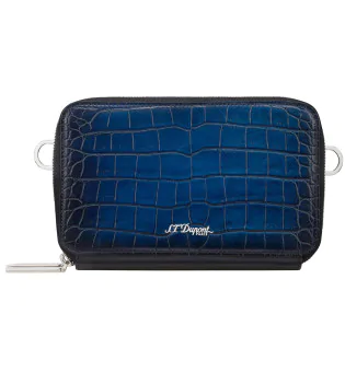 S.T. Dupont Le Grand Atelier Cigar Crossbody Bag Kék 141352