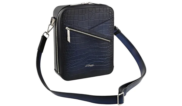 S.T. Dupont Le Grand Atelier Cigar Crossbody Bag Kék 141353