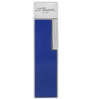 S.T. Dupont Twiggy öngyújtó kék lakk króm 030005