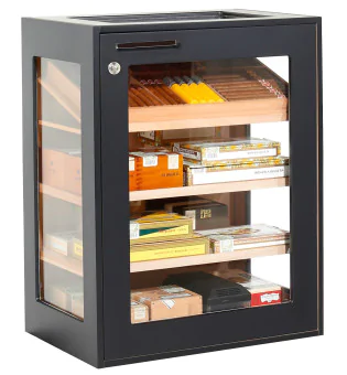adorini Salina Humidor Szekrény Fekete