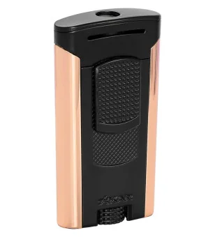 Xikar öngyújtó Astral Single Jet Black Rose Gold