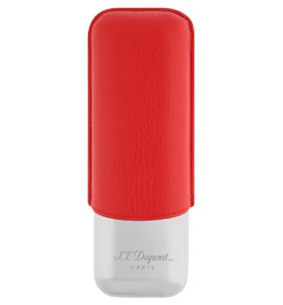 S.T. Dupont szivartok 2 szivarra Piros króm 183268