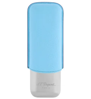 S.T. Dupont szivartok 2 szivarra Türkiz króm 183264