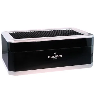 Colibri Humidor Rally fekete és ezüst