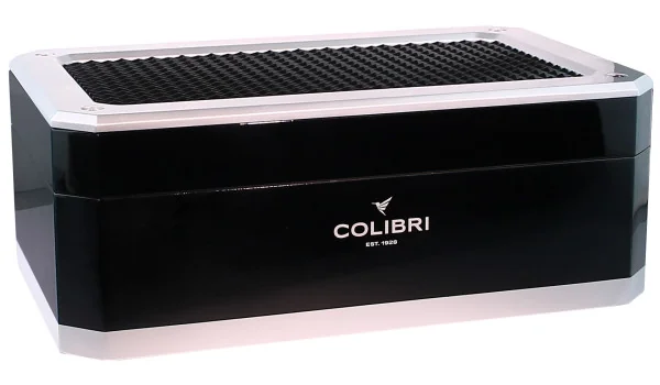 Colibri Humidor Rally fekete és ezüst