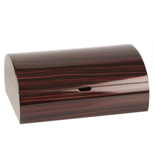 Humidor ébenfa design fényes 50 szivar