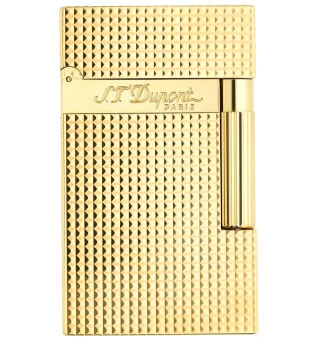ST Dupont Ligne 2 16284 Gyémántfejű Öngyújtó - Sárgaarany