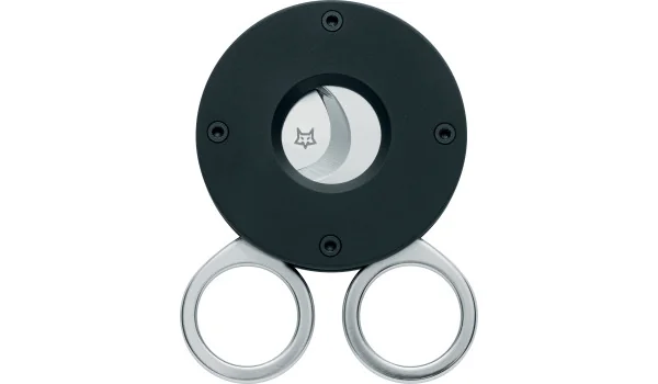 Fox szivarvágó olló The Circle fekete alumínium 743 B