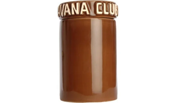 Havana Club szivartartó edény barna