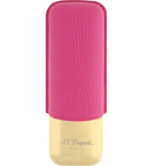 S.T. Dupont szivartok 2 szivarhoz rózsaszín/arany 183245
