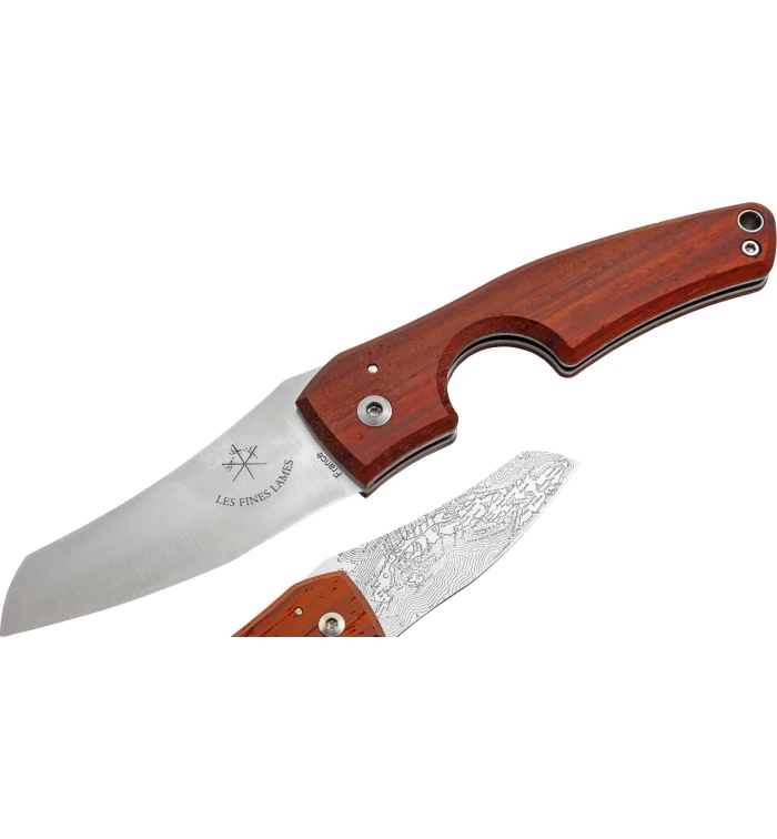 Les Fines Lames Le Petit Compass Padouk szivarvágó kés