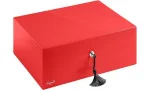 Caseti Humidor Paris piros
