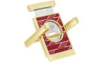 S.T. Dupont vágó és szivarállvány Monogram 1872 Bordeaux piros 003478