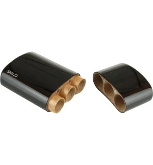 Siglo macassar ébenfa doboz 3 Robusto szivarhoz