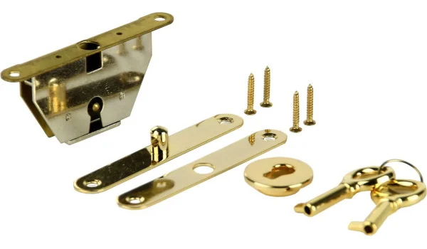 Humidor hengeres zárkészlet arany