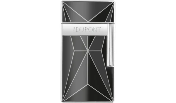S.T. Dupont Biggy öngyújtó Fire X fekete króm 025277