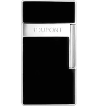 S.T. Dupont Biggy öngyújtó fekete lakk króm 025221