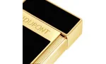 S.T. Dupont Biggy öngyújtó fekete lakk arany 025222