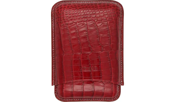 Jemar bőr tripla szivartok Coco Red 464/3