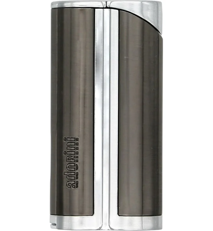 adorini Single Jet Curve öngyújtó Gunmetal, szivarlyukasztóval együtt. kép 4