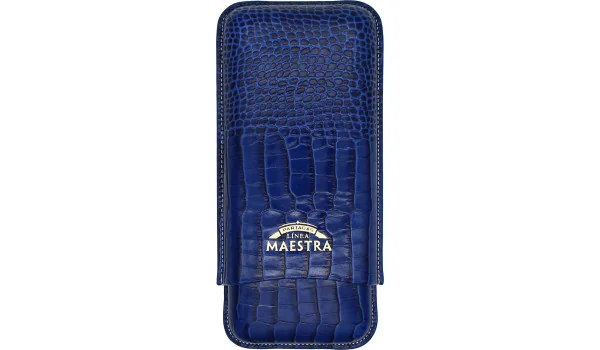 Partagas Linea Maestra szivartok bőr kék 3 db.