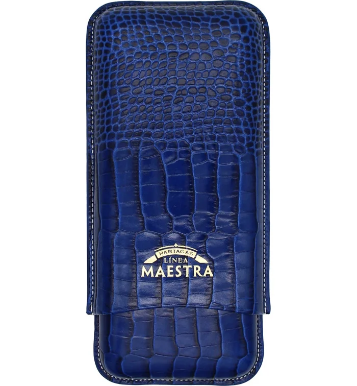 Partagas Linea Maestra szivartok bőr kék 3 db.