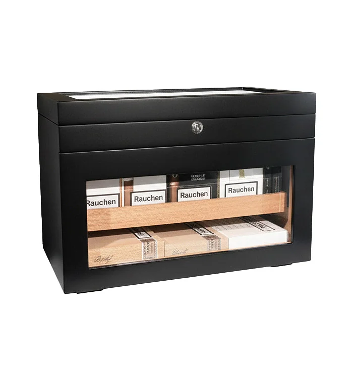 adorini Humidor Portico Deluxe fekete