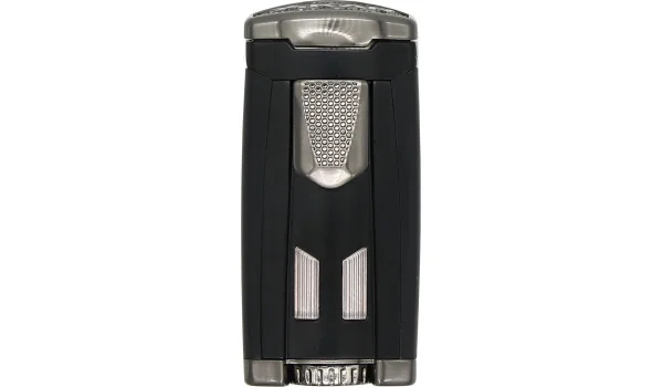 Xikar öngyújtó három láng matt fekete kép 2