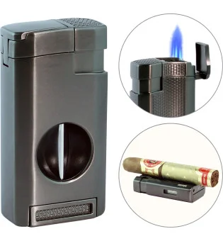 adorini Triple Jet öngyújtó V-Cut Gun Black