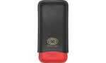 Partagas Series fekete-piros bőrtok aranyszínű logóval