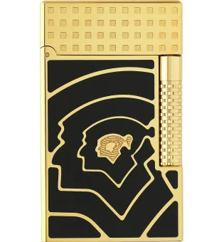 S.T. Dupont Le Grand Cohiba 60 öngyújtó fekete-arany kivitelben, C23472CL