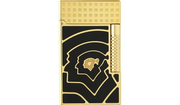S.T. Dupont Le Grand Cohiba 60 öngyújtó fekete-arany kivitelben, C23472CL