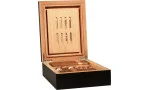 BigSmoke Mini fekete humidor, Boveda 72%-os csomaggal