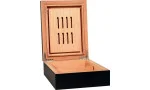 BigSmoke Mini fekete humidor, Boveda 72%-os csomaggal