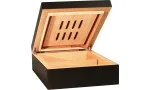 BigSmoke Mini fekete humidor, Boveda 72%-os csomaggal