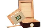 BigSmoke Mini barna humidor, Boveda 72%-os csomaggal