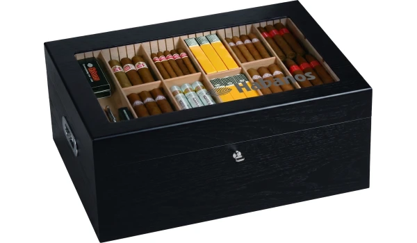 Habanos Gastronomy Humidor Silk Fekete kép 6
