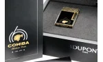 S.T. Dupont Ligne 2 Cohiba 60 öngyújtó fekete-arany kivitelben, 016472N