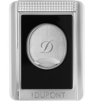 S.T. Dupont fekete-króm szivarvágó szivartartóval, 003555