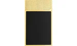 S.T. Dupont Le Grand öngyújtó fekete lakk, sárgaarany és Diamondhead kivitelben, C23790CL